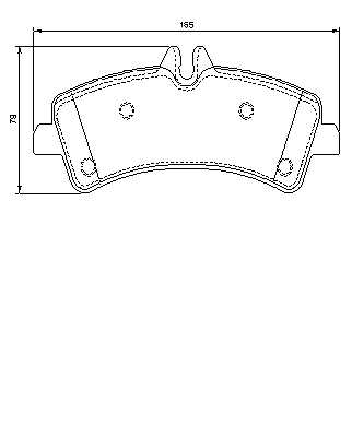 Тормозные колодки BOSCH 0 986 494 122