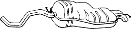 Глушитель BOSAL 279-107