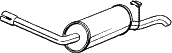 Глушитель BOSAL 154-843