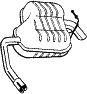 Глушитель BOSAL 154-965