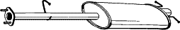 Резонатор BOSAL 154-221
