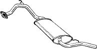 Глушитель BOSAL 278-515