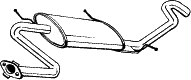 Глушник BOSAL 278-339