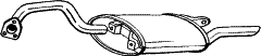 Глушитель BOSAL 177-157