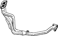 Труба вихлопного газу BOSAL 836-043