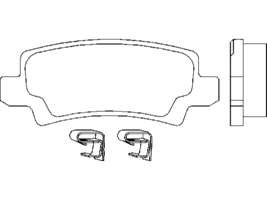 Тормозные колодки MINTEX MDB2596