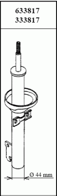 Амортизатор KYB 633817