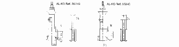 Амортизатор AL-KO 3024G
