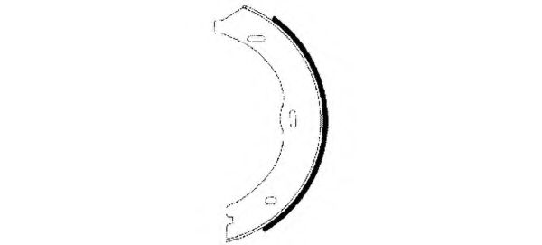 Тормозные колодки ручника PAGID H9685
