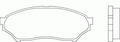 Тормозные колодки PAGID T1257