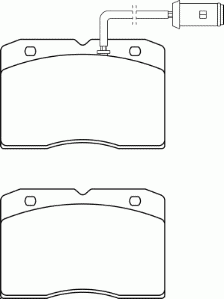 Тормозные колодки PAGID C6006