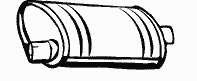 Глушитель WALKER 14494