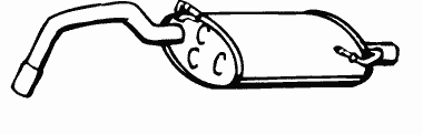Глушитель WALKER 16815