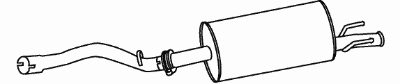 Глушитель WALKER 17469