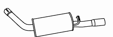 Глушитель WALKER 18725