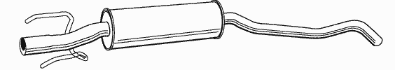 Резонатор WALKER 18866