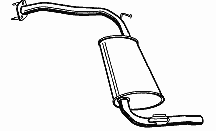 Глушитель WALKER 21124