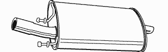 Глушитель WALKER 21303