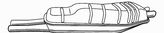 Глушитель WALKER 21354