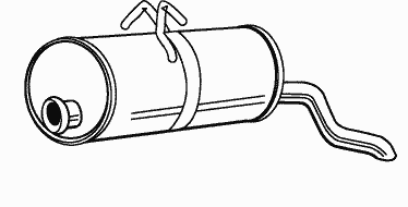 Глушитель WALKER 22293