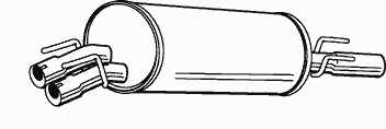 Глушитель WALKER 22621