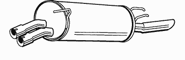 Глушитель WALKER 22692