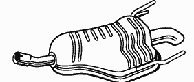 Глушитель WALKER 23113