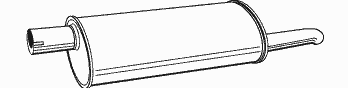 Глушитель WALKER 70339