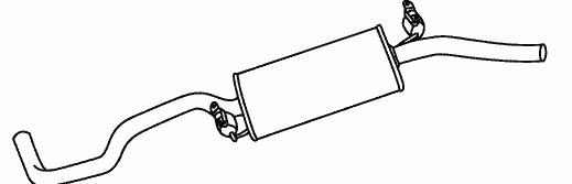 Глушитель WALKER 70510