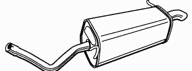 Глушитель WALKER 71340