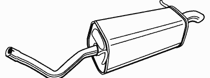 Глушитель WALKER 71342