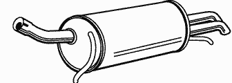 Глушитель WALKER 71344