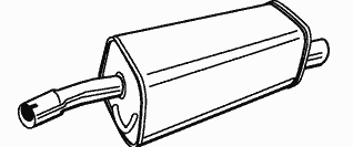 Глушитель WALKER 71394