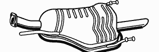 Глушитель WALKER 72351