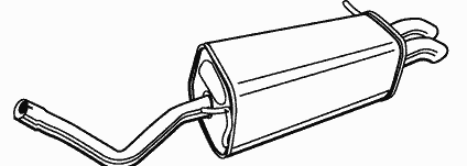 Глушитель WALKER 72539