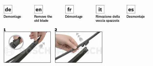 Щетка стеклоочистителя BOSCH 3 397 008 009 Aerotwin