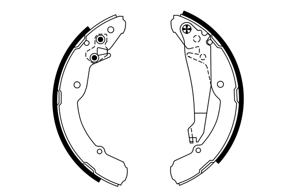 Тормозные колодки BOSCH 0 986 487 555