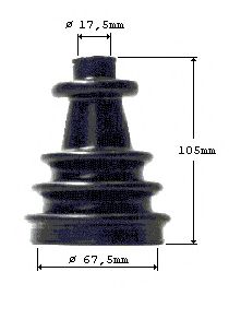 Комплект пильника ШРКШ SPIDAN 21650