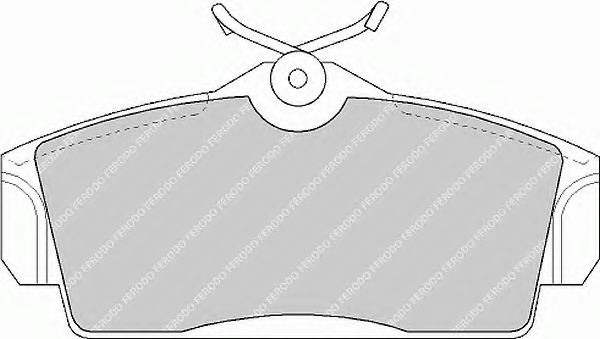 Тормозные колодки FERODO FDB1096