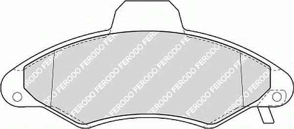 Тормозные колодки FERODO FSL1276 SL