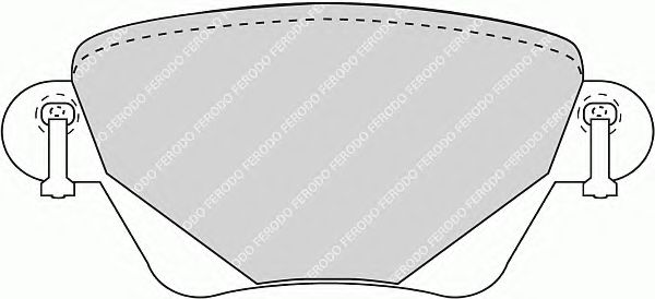 Тормозные колодки FERODO FDB1416