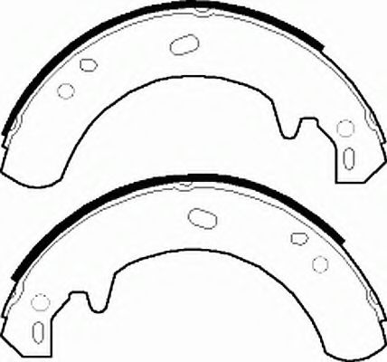 Тормозные колодки ручника FERODO FSB473