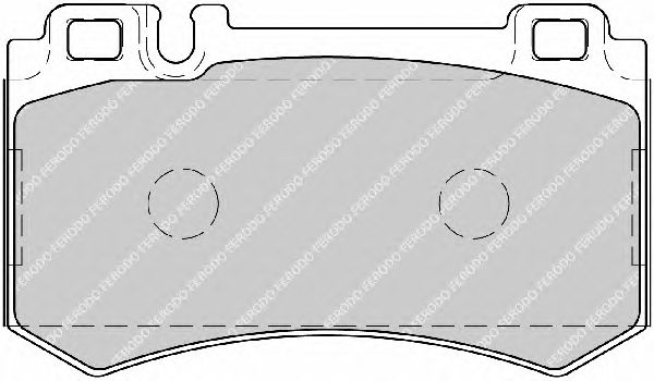 Тормозные колодки FERODO FDB1809