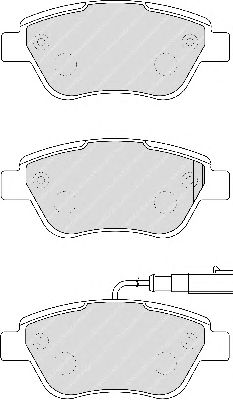 Тормозные колодки FERODO FDB1946