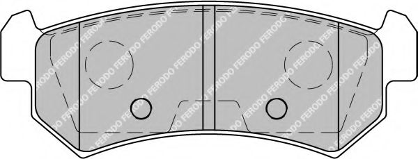 Тормозные колодки FERODO FDB1889