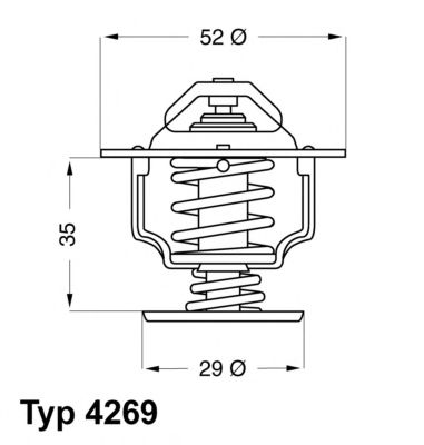 Термостат WAHLER 4269.78D