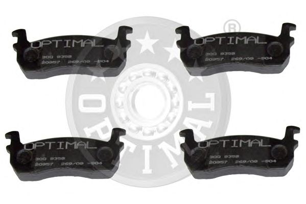 Тормозные колодки OPTIMAL 9359