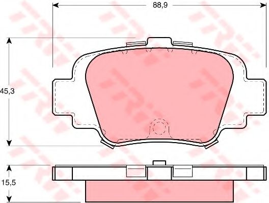 Тормозные колодки TRW GDB1060