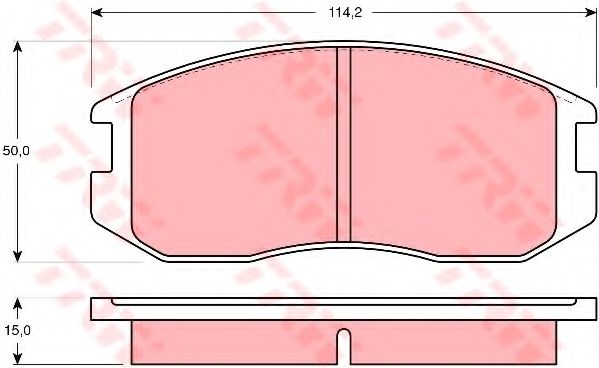Тормозные колодки TRW GDB1129