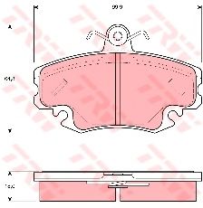 Тормозные колодки TRW GDB1332